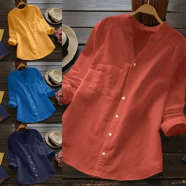 novaelle casual women's blouse with relaxed fit for summer outings