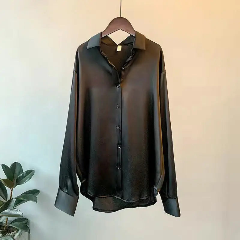 aurelia elegant silk blouse with flattering fit for office and casual wear