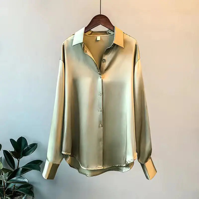 aurelia elegant silk blouse with flattering fit for office and casual wear