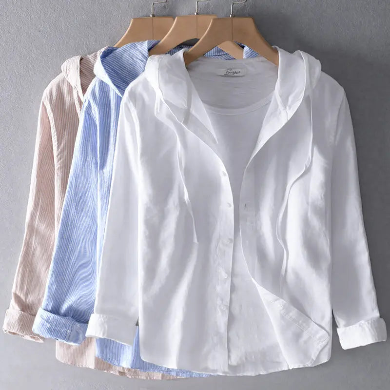 avara elegant women's blouse with classic cut for summer casual wear