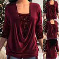 aurelia blouse with sequins for women elegant casual and formal occasions