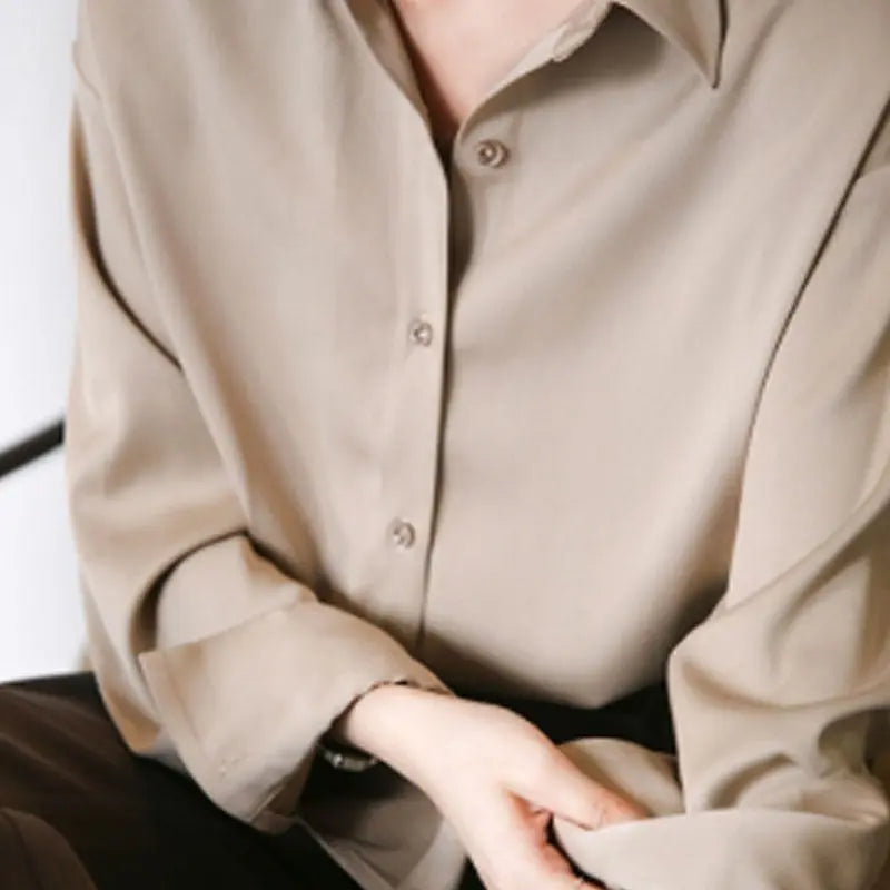 aurelia silk blouse with vintage design for office and evening wear