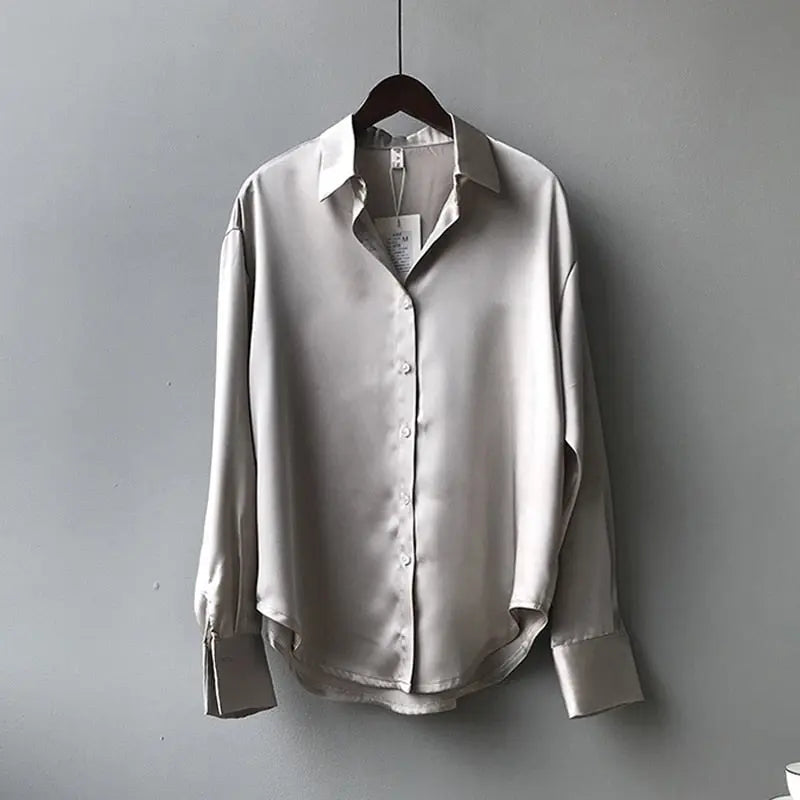 aurelia silk blouse with vintage design for office and evening wear