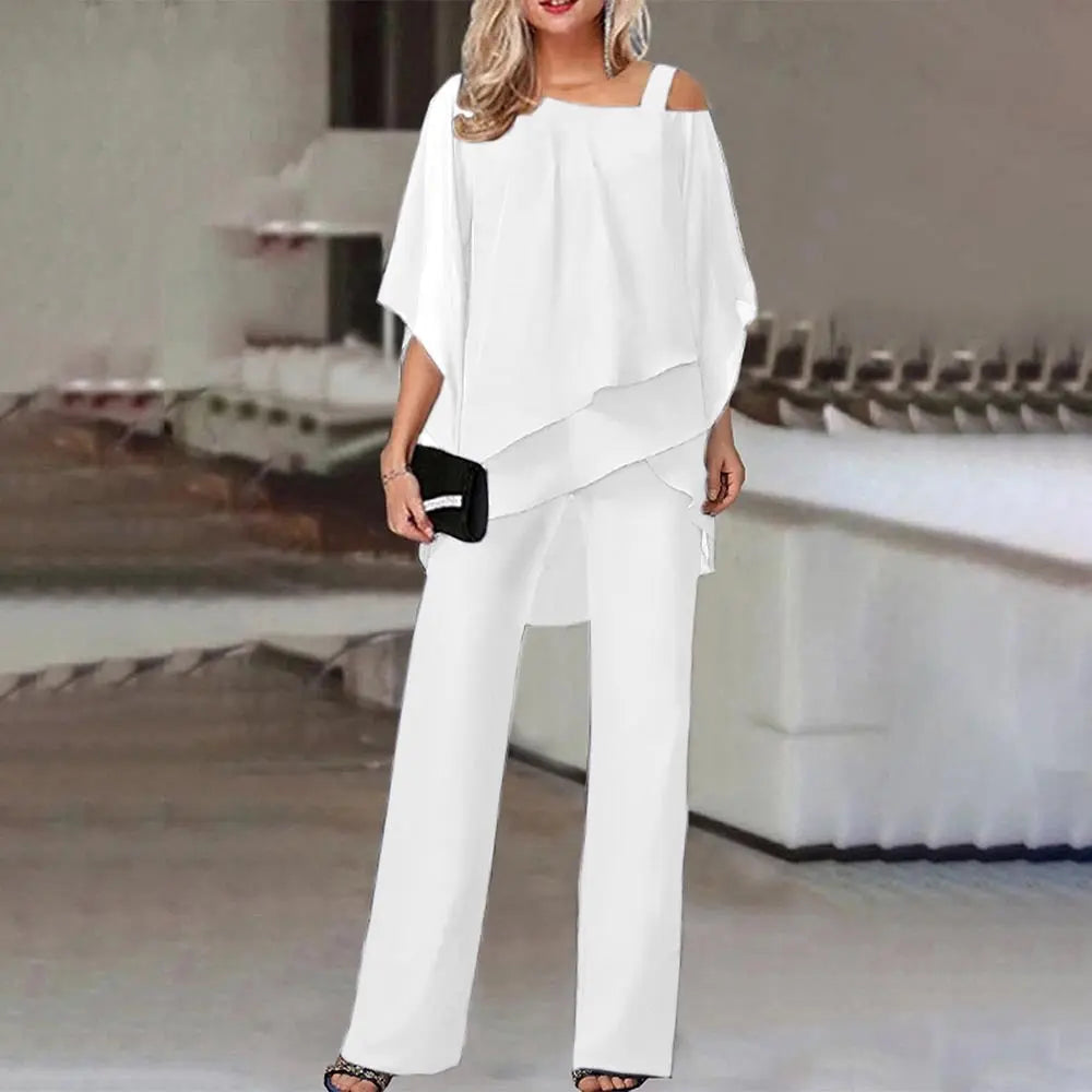 astra elegant women's cold shoulder jumpsuit for special occasions