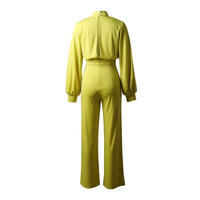 ava elegant women's jumpsuit with half collar for casual and special occasions