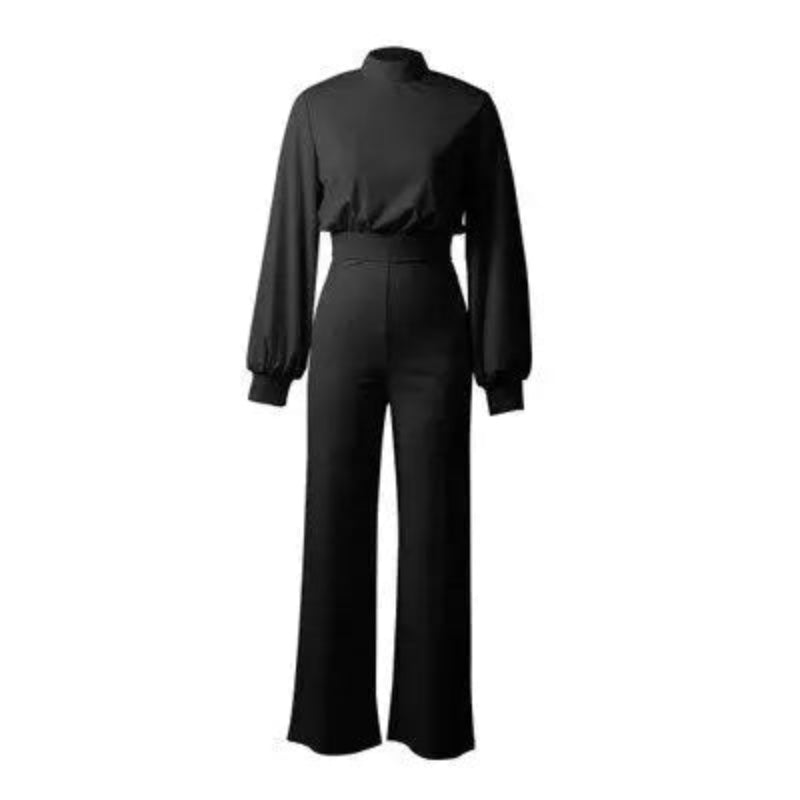 ava elegant women's jumpsuit with half collar for casual and special occasions