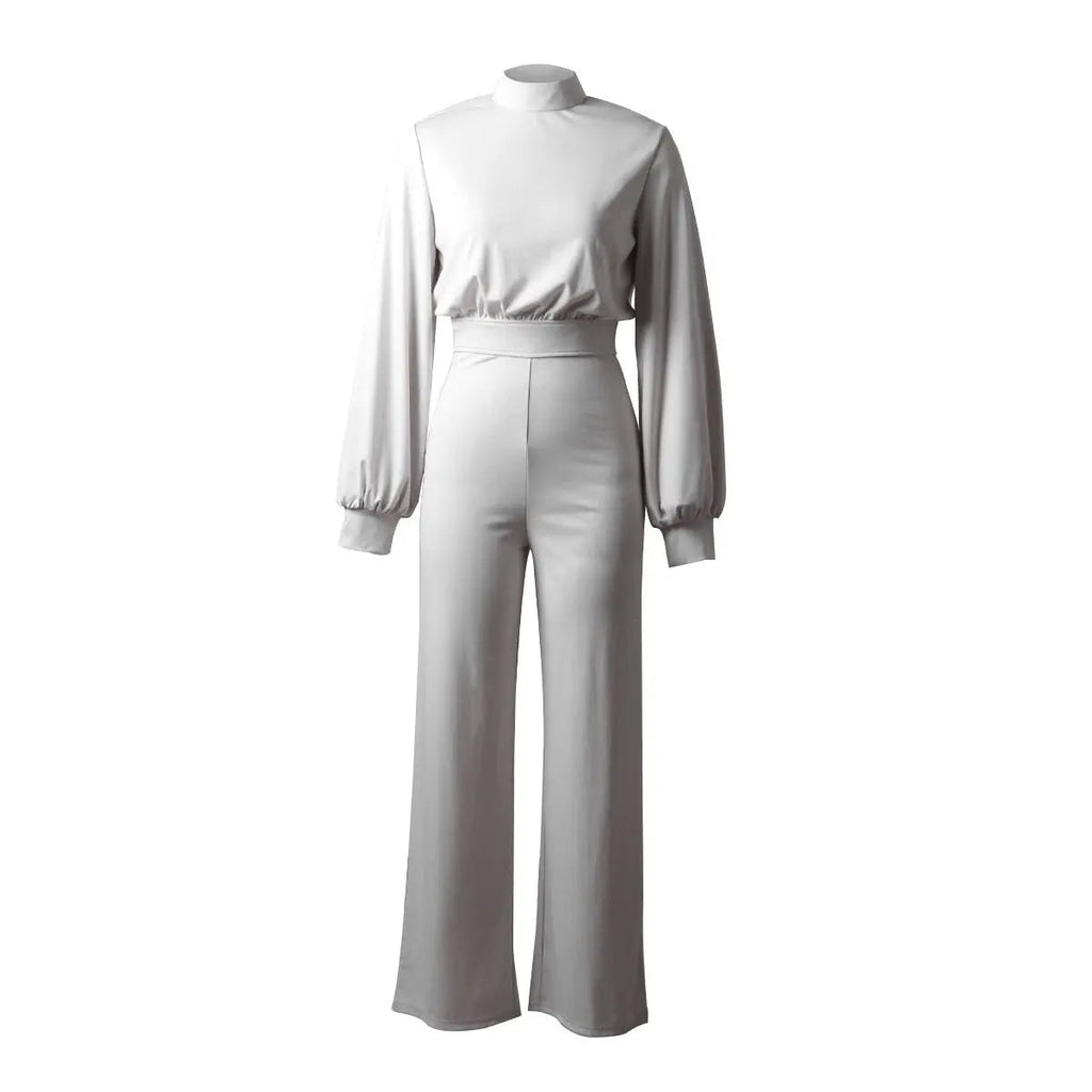ava elegant women's jumpsuit with half collar for casual and special occasions