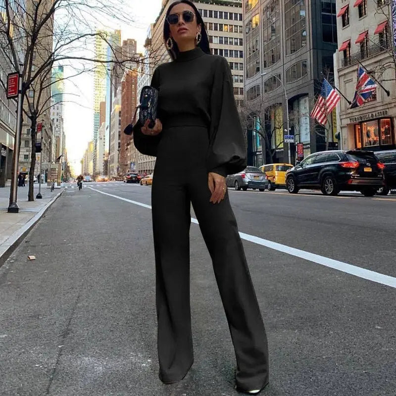 ava elegant women's jumpsuit with half collar for casual and special occasions