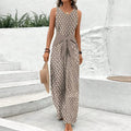 elara womens elegant sleeveless jumpsuit for casual outings and occasions
