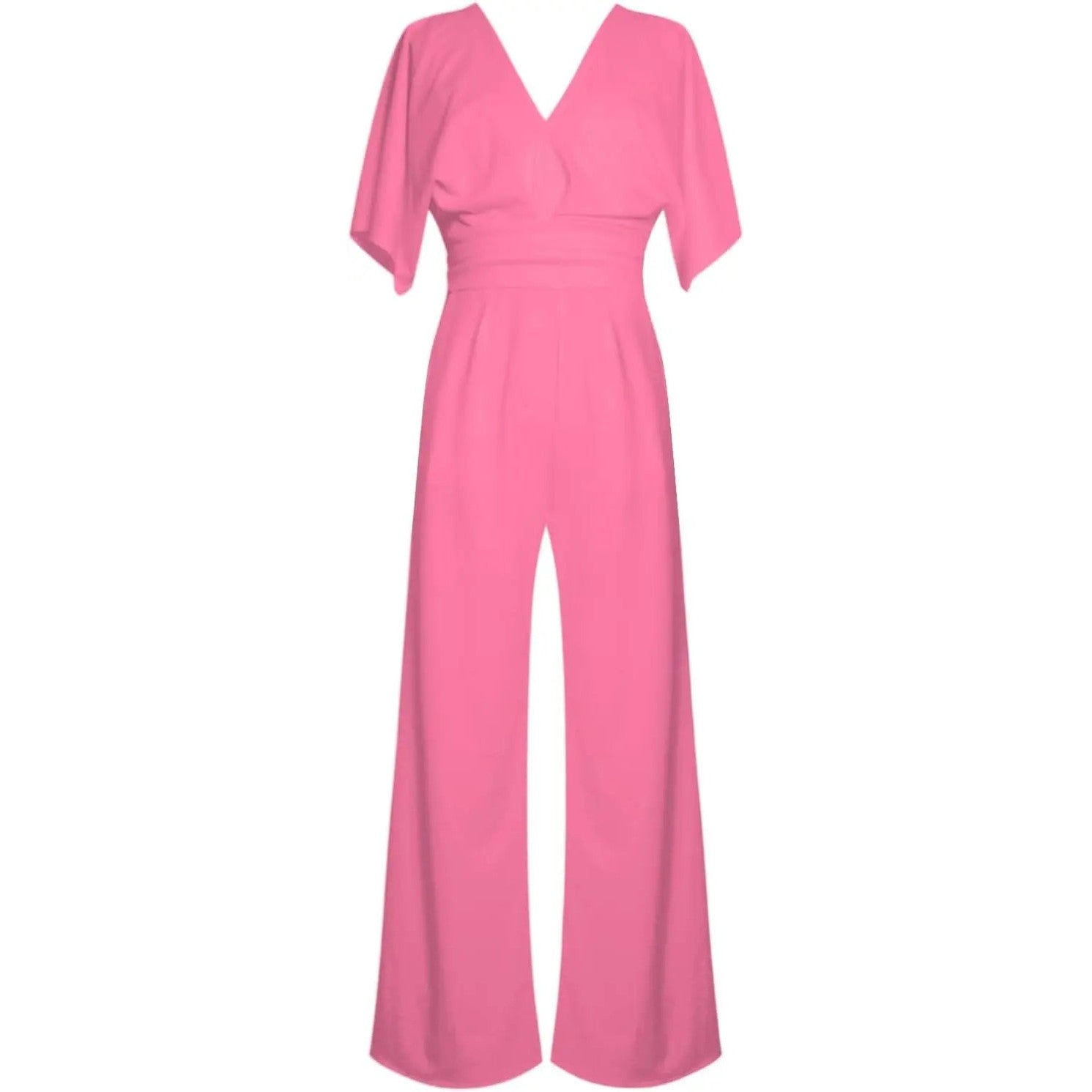 astra elegant jumpsuit for women with v neck and wide legs for summer style