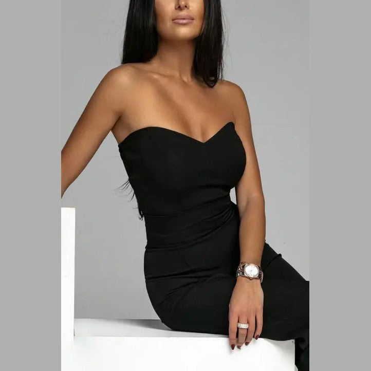 astra allure off-shoulder corset jumpsuit for celebrations and nights out