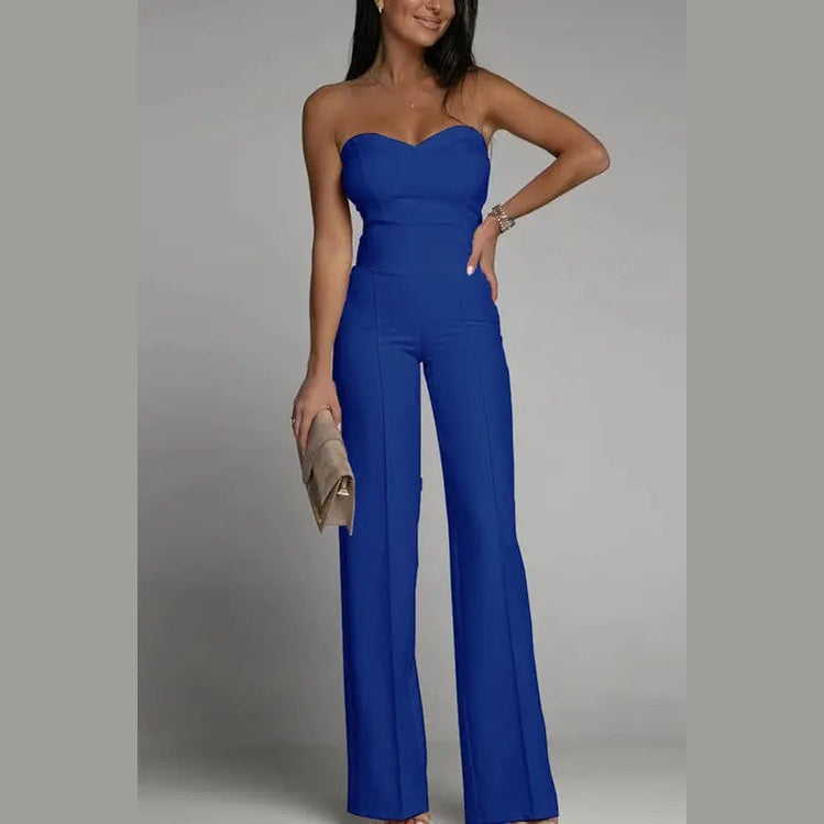 astra allure off-shoulder corset jumpsuit for celebrations and nights out