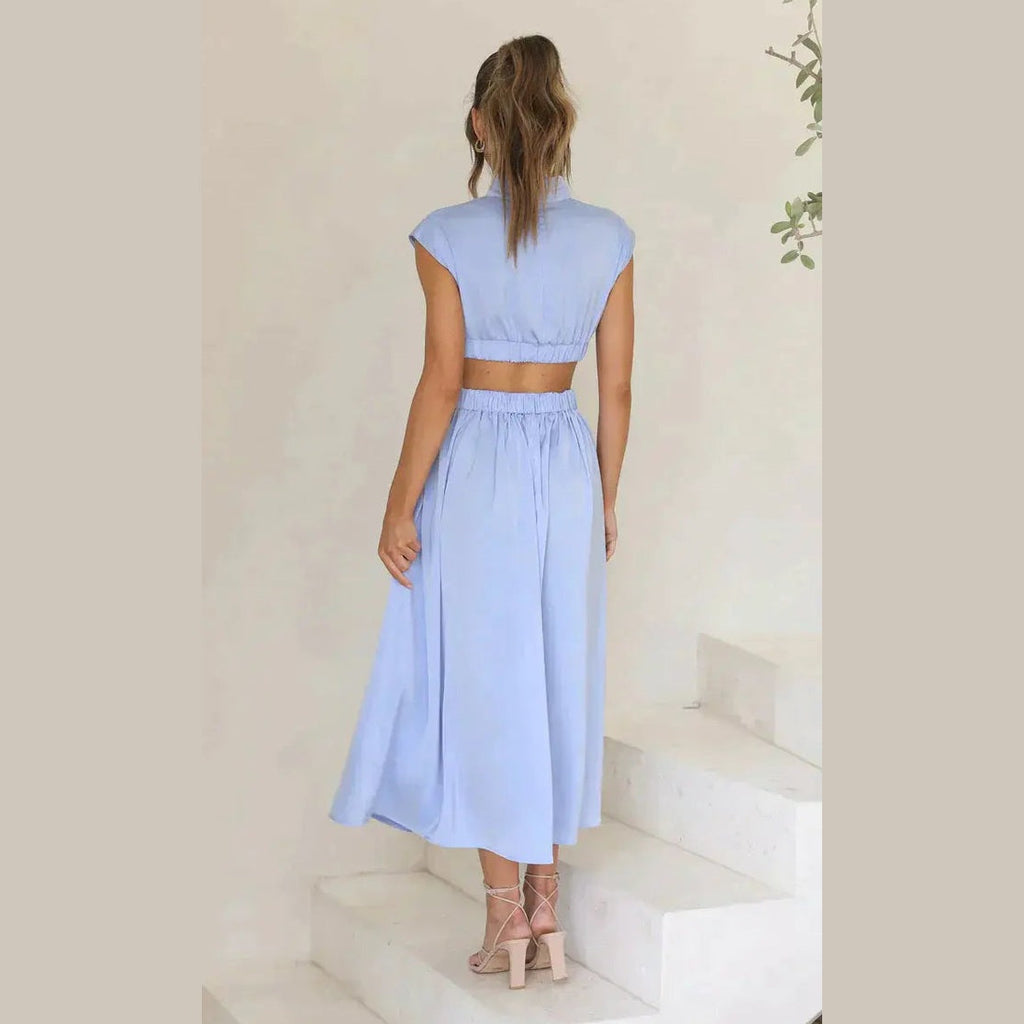 novaluxe chic women's jumpsuit with cutout waist for formal and casual occasions