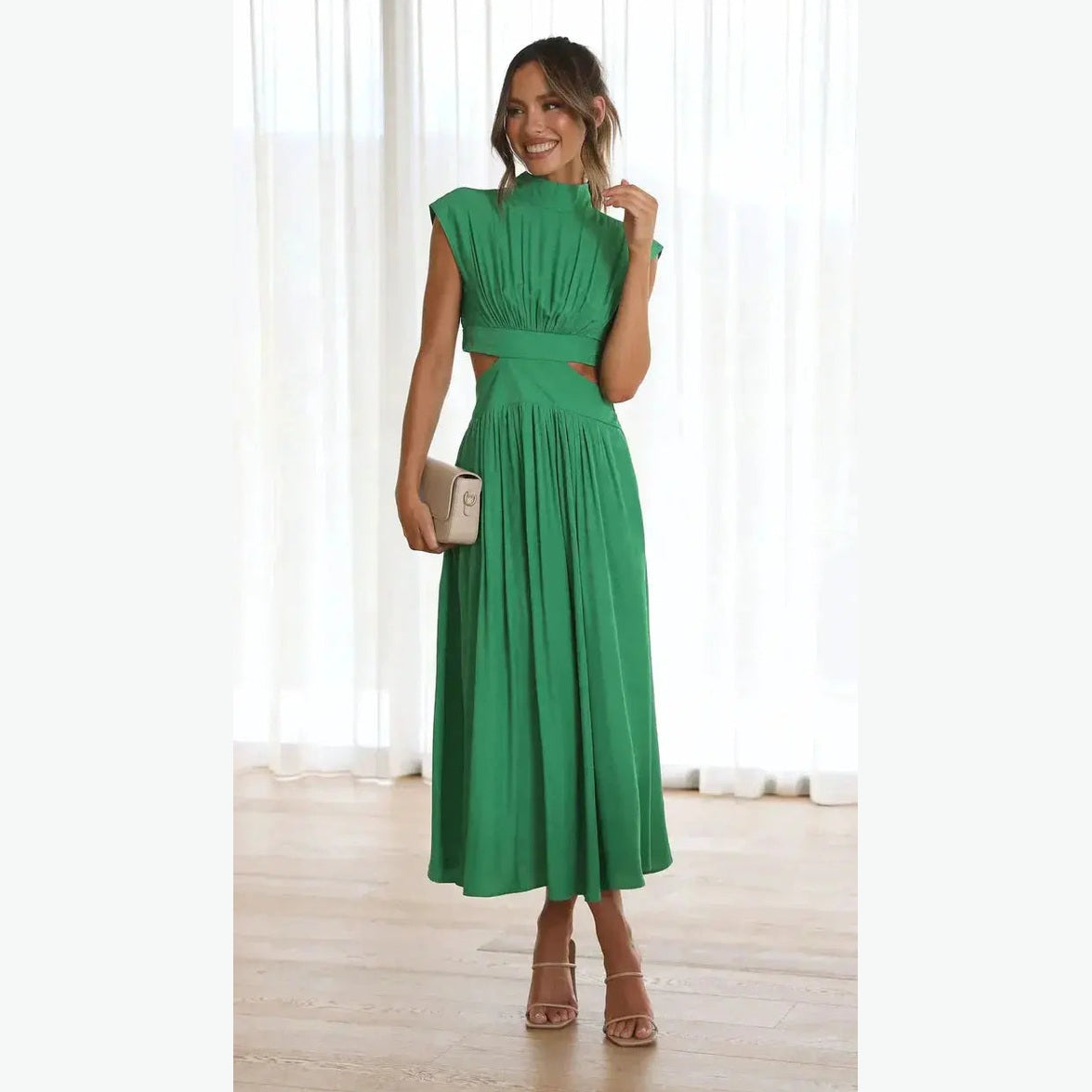 novaluxe chic women's jumpsuit with cutout waist for formal and casual occasions