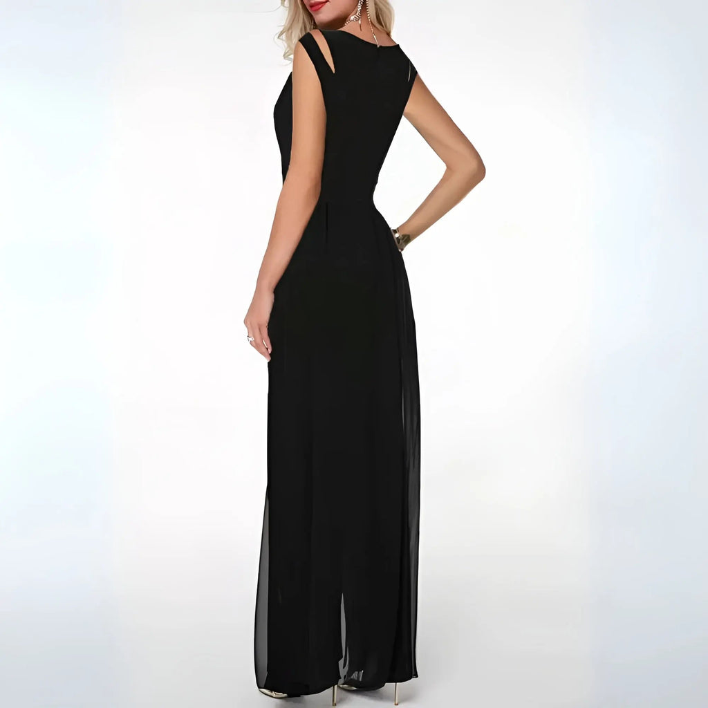 astra elegant sleeveless women's jumpsuit for formal and casual events