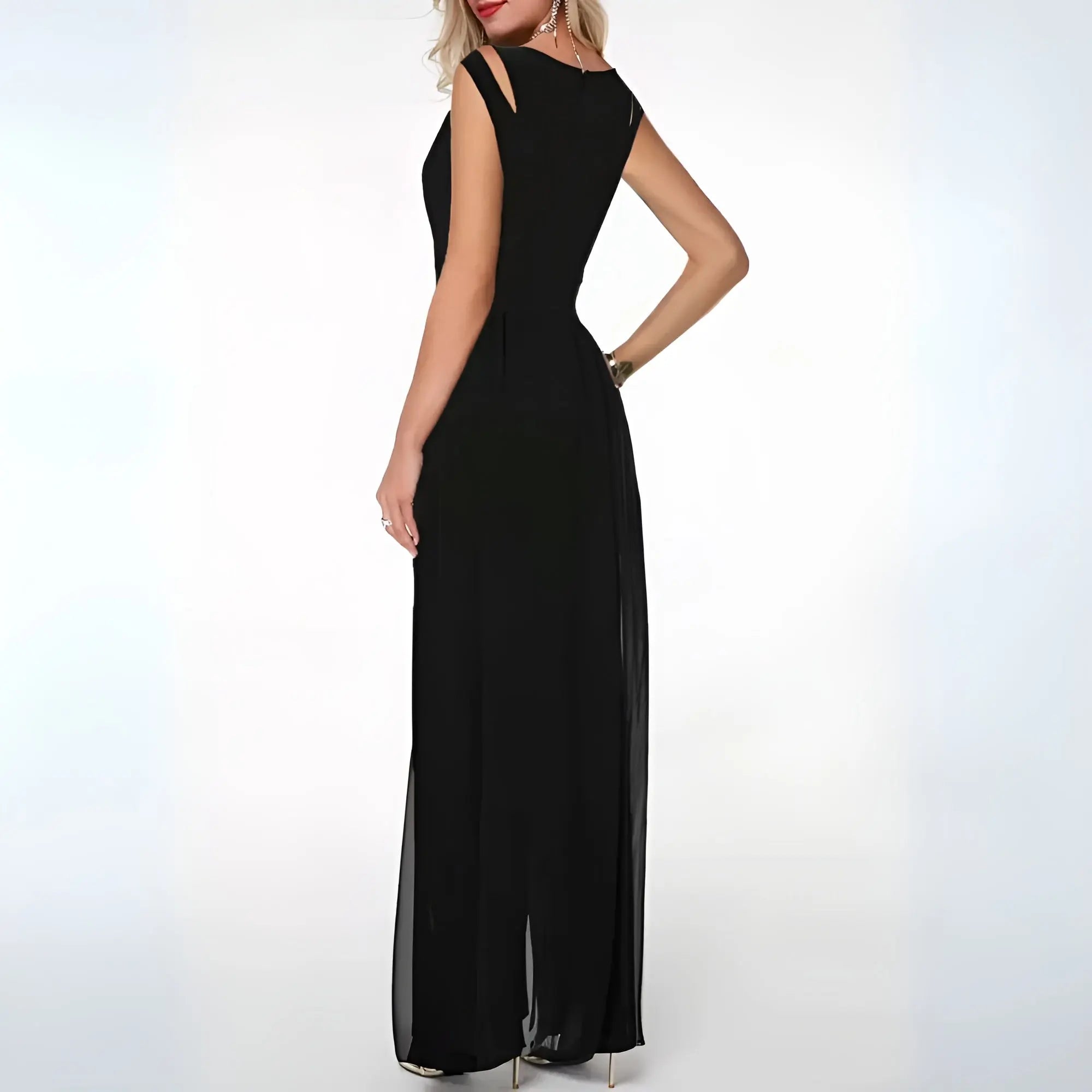 astra elegant sleeveless women's jumpsuit for formal and casual events
