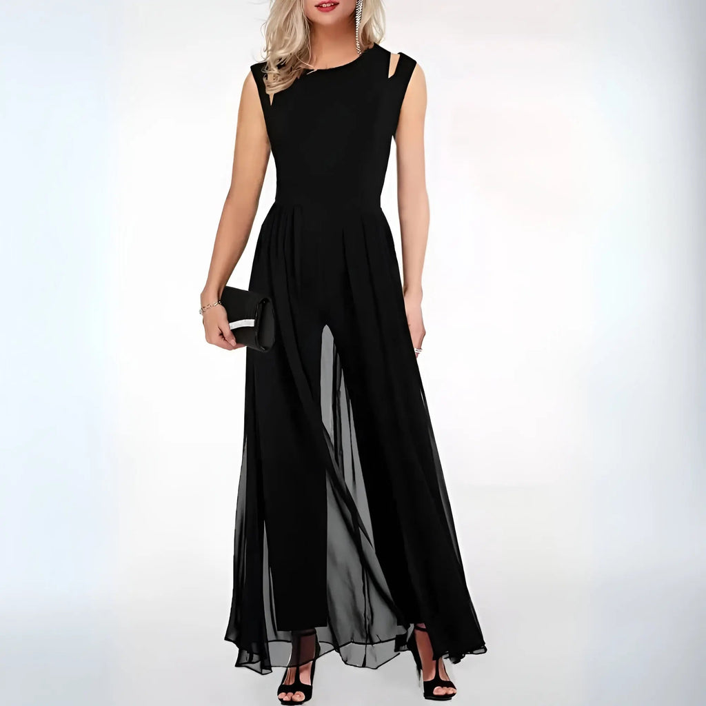 astra elegant sleeveless women's jumpsuit for formal and casual events