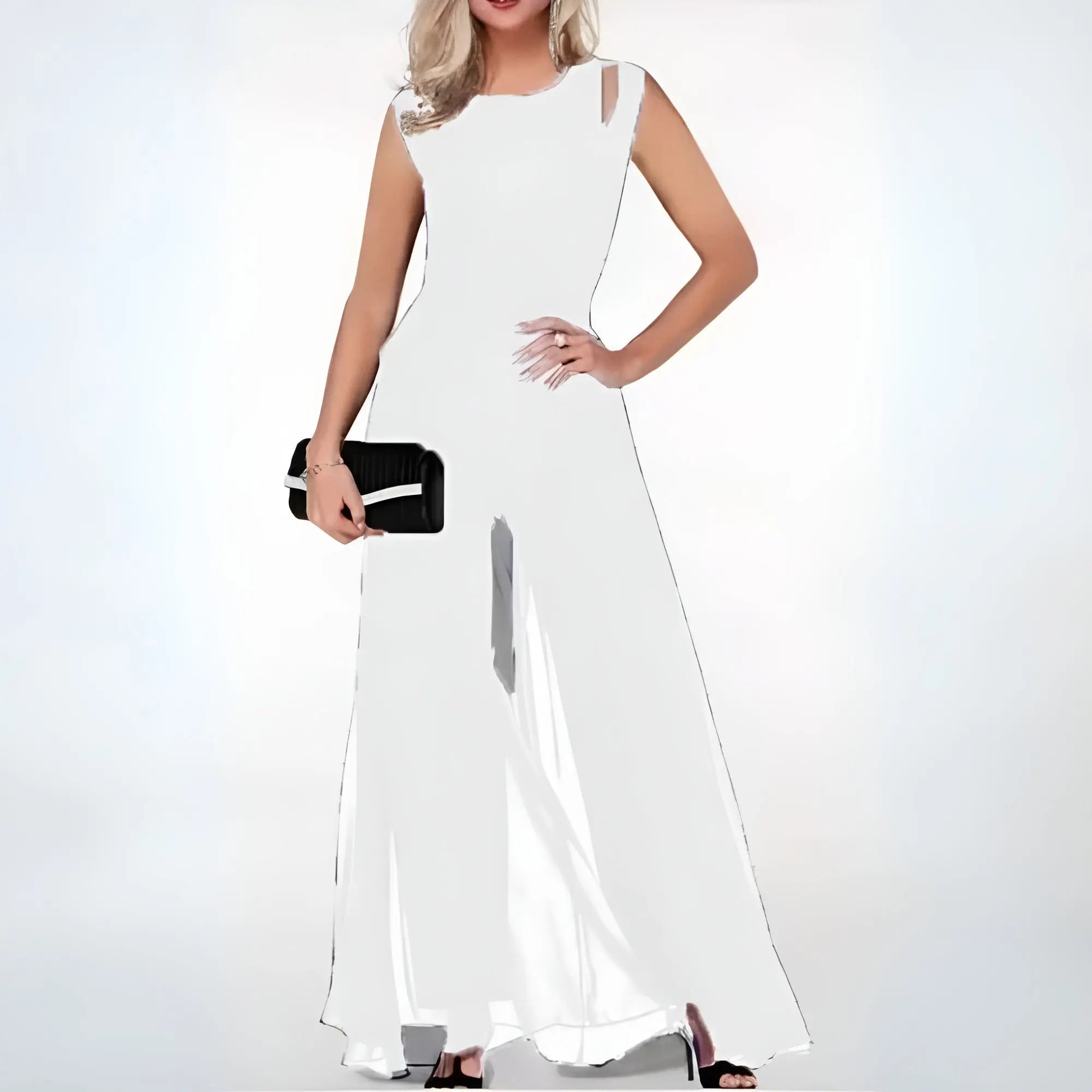 astra elegant sleeveless women's jumpsuit for formal and casual events