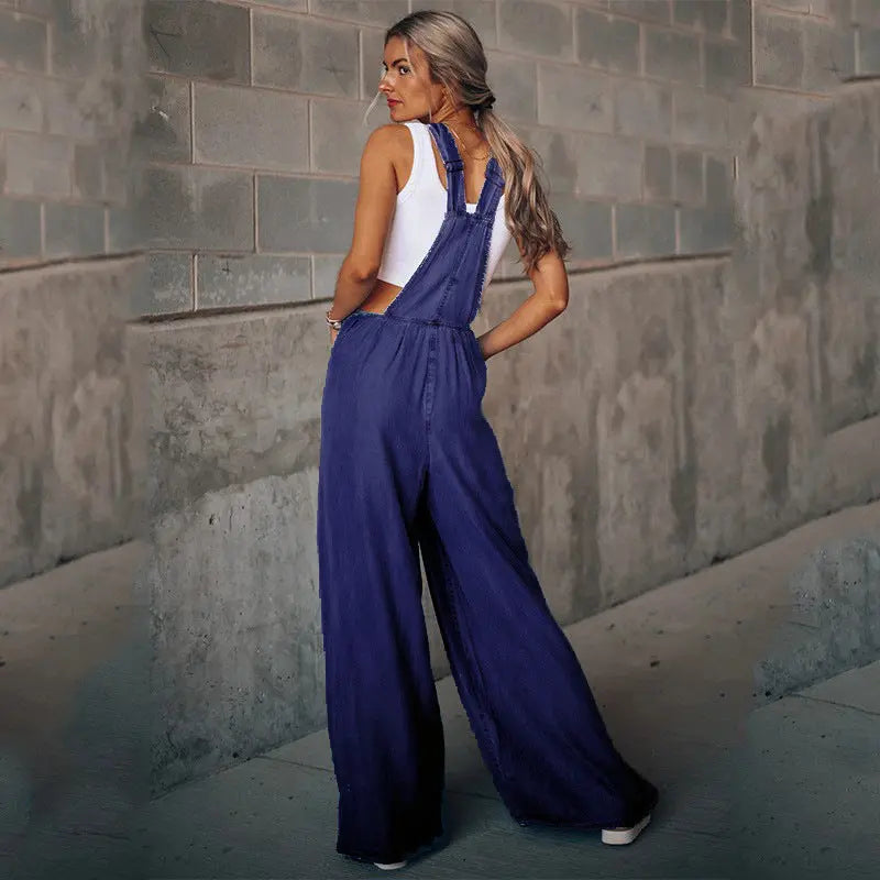 nova flow women's lightweight jumpsuit with wide leg for summer adventures