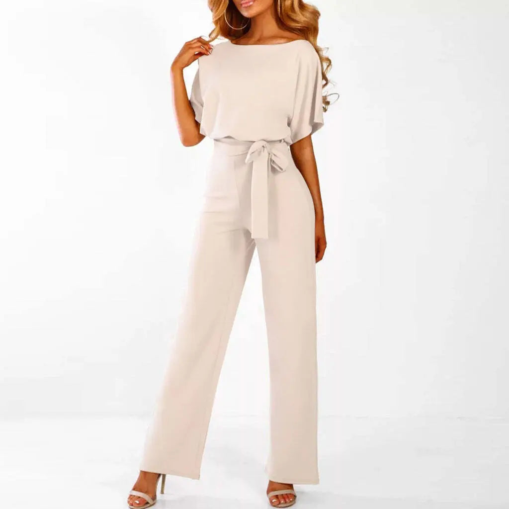 nova black jumpsuit with high waist for parties and dates