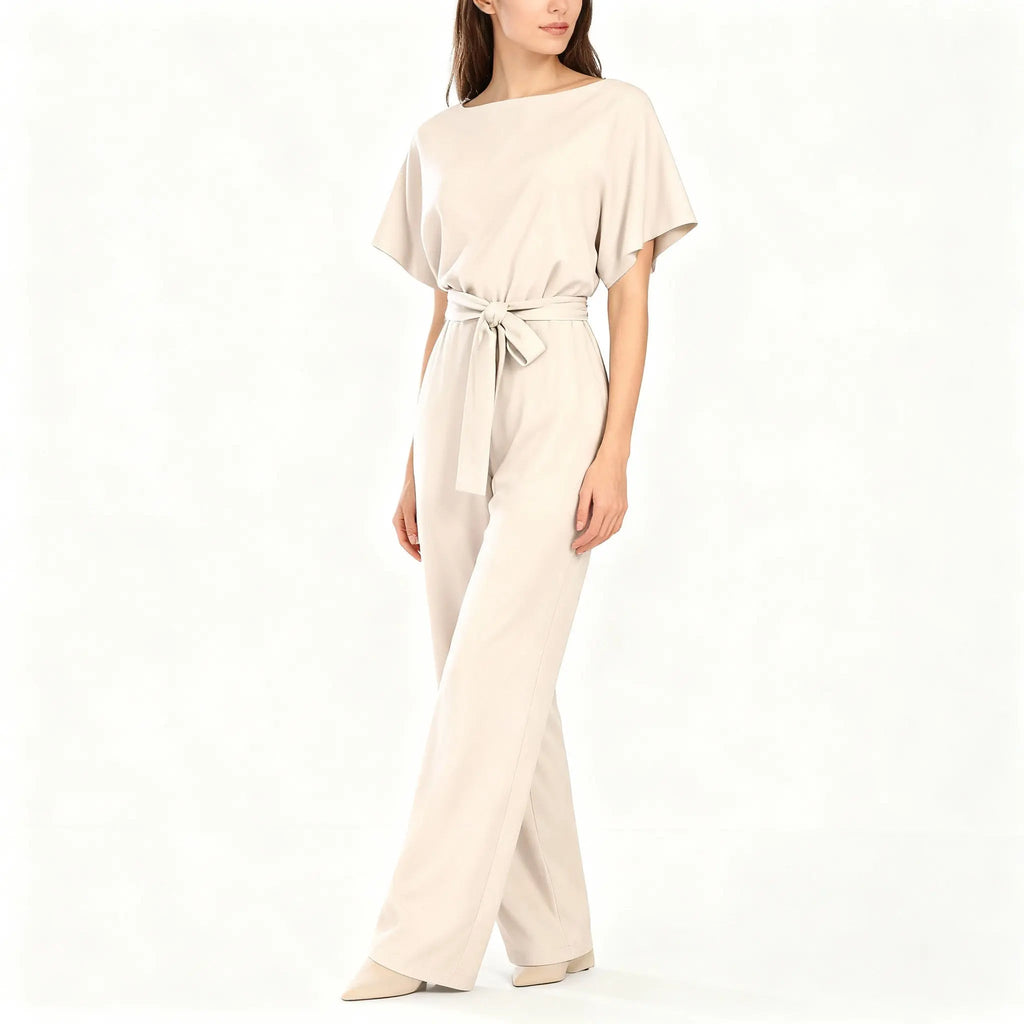 nova black jumpsuit with high waist for parties and dates