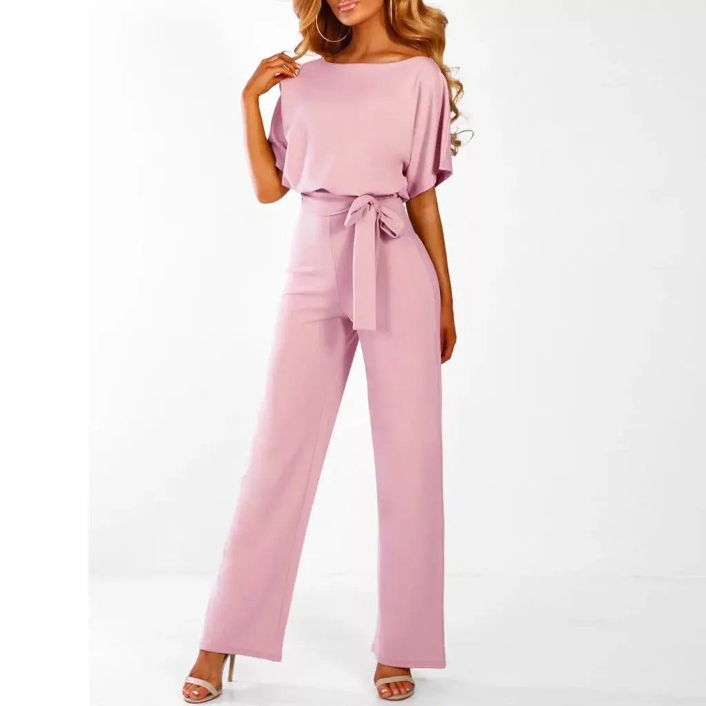 nova black jumpsuit with high waist for parties and dates