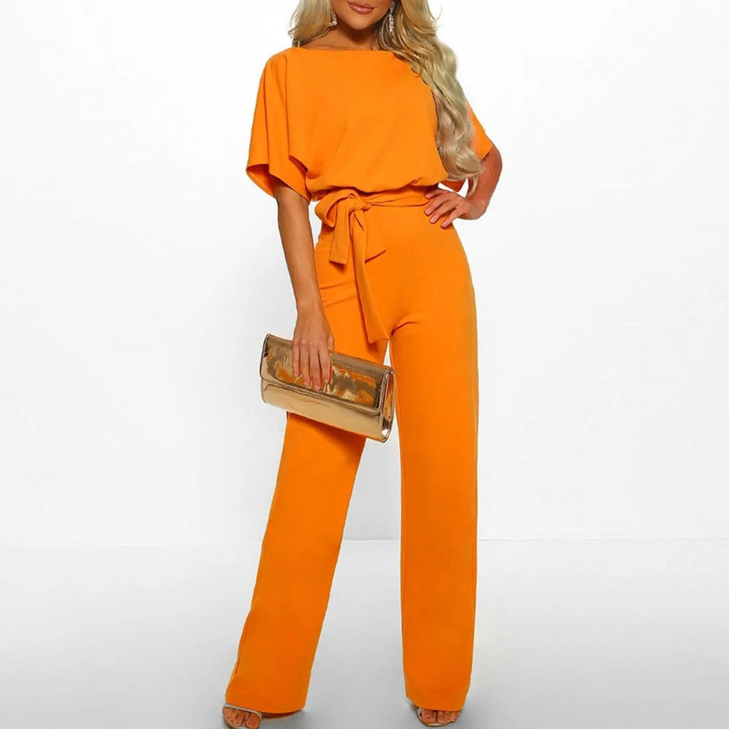 nova black jumpsuit with high waist for parties and dates