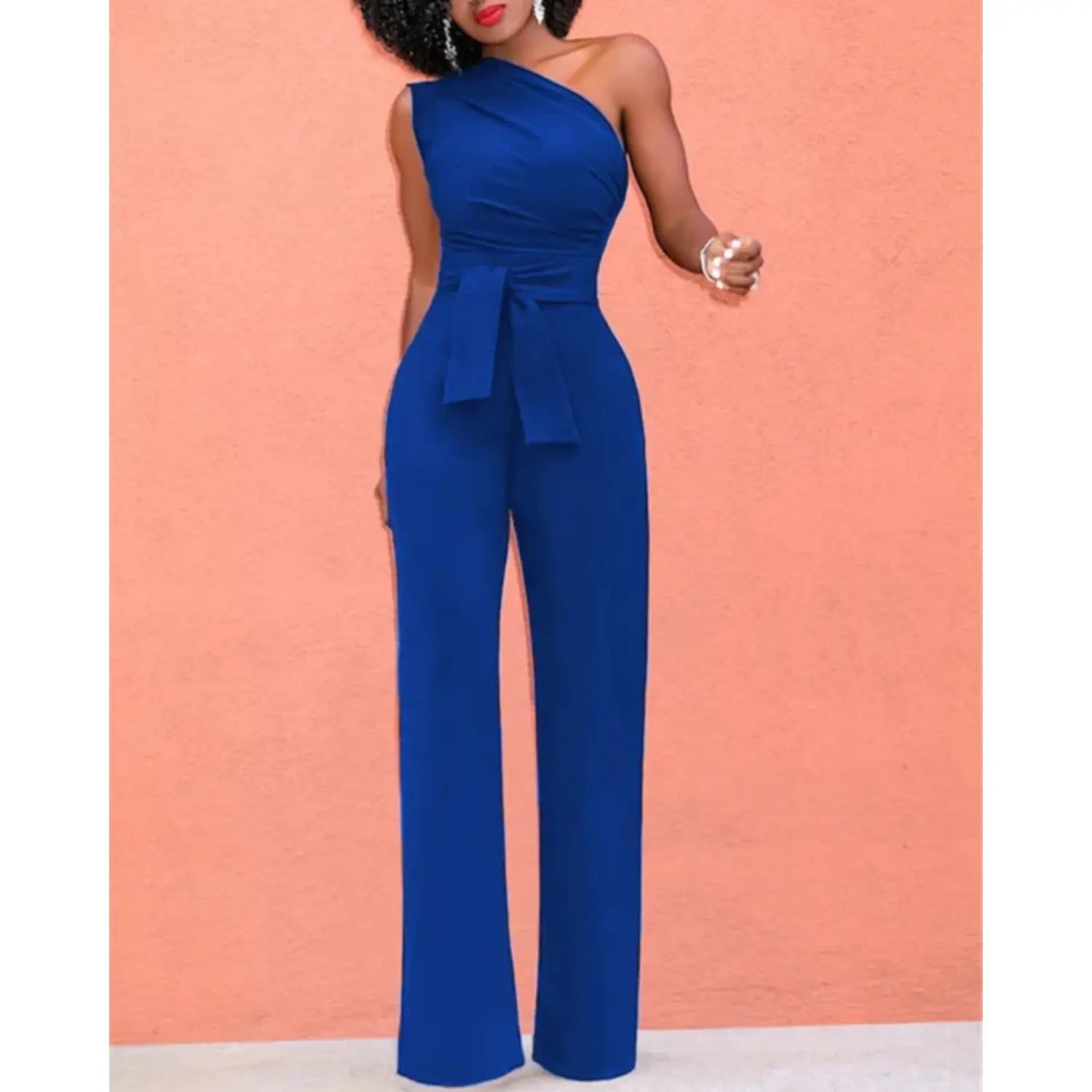 astra elegant jumpsuit with asymmetrical design for chic occasions