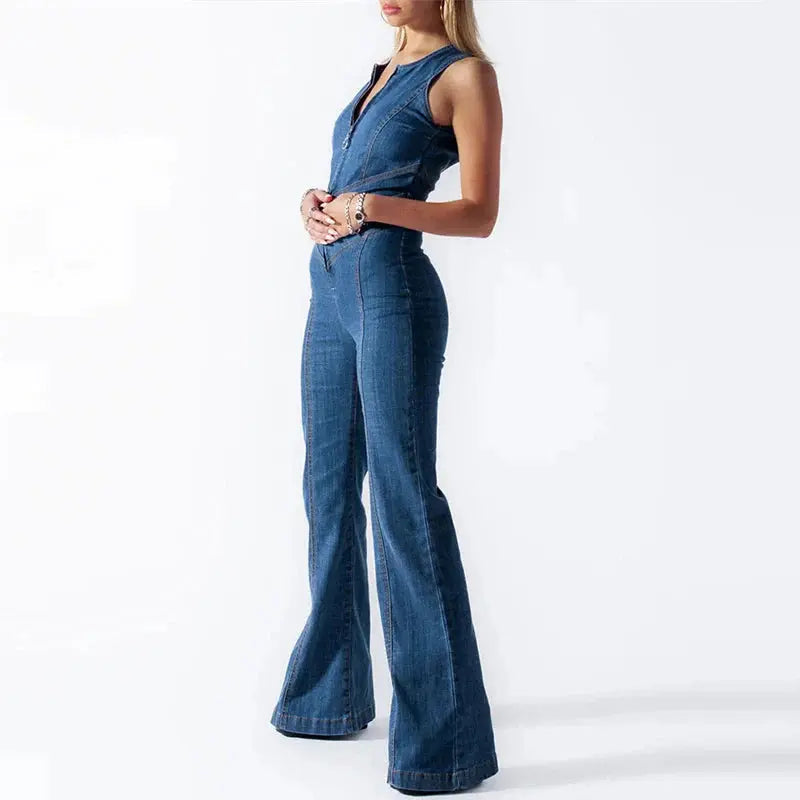 nova black backless bodycon jumpsuit for evening events and casual outings