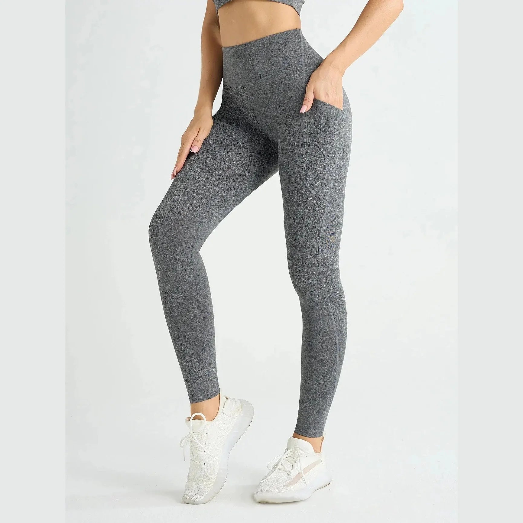 luma high-waist stretch yoga leggings with pockets and push-up design