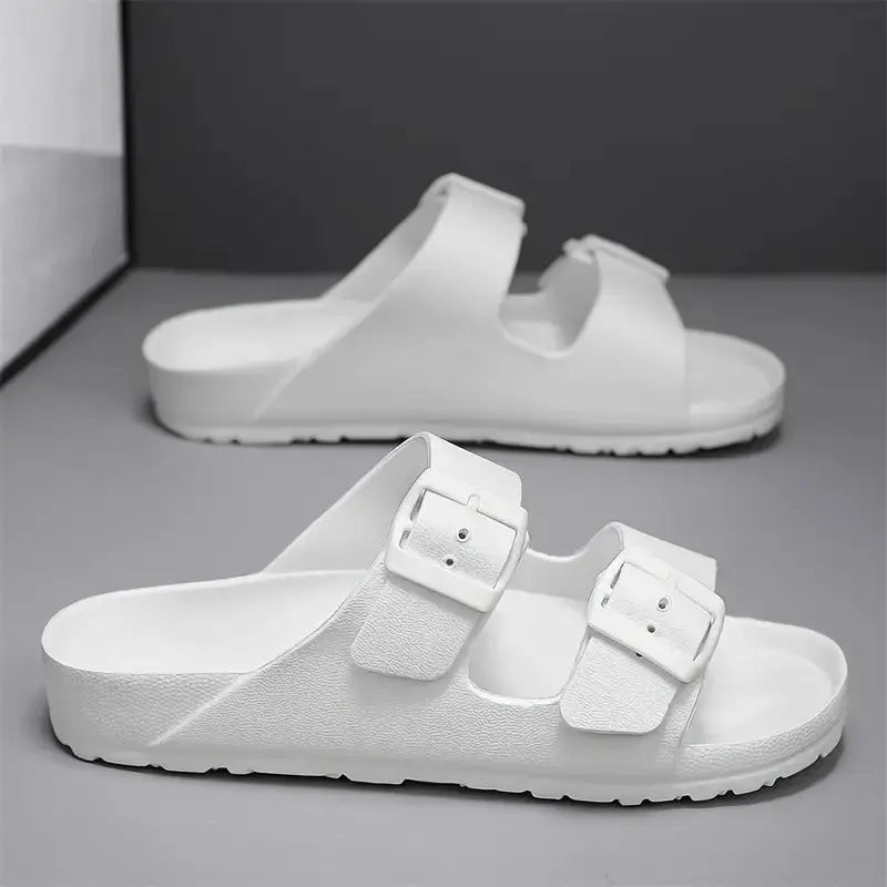 lyra lightweight unisex slippers with adjustable fit and anti slip sole