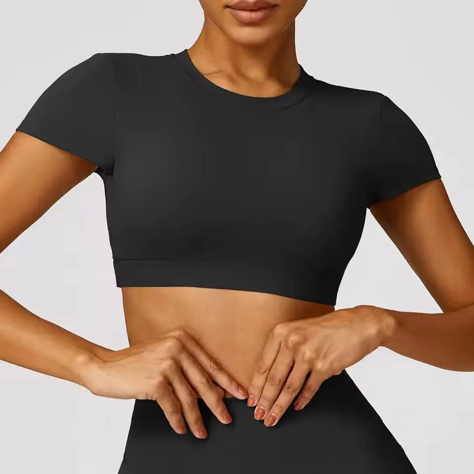 aurora rise women's crop top and skirt set for effortless athleisure chic