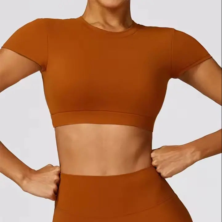 aurora rise women's crop top and skirt set for effortless athleisure chic