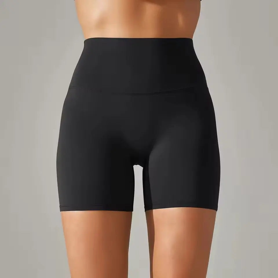 luma breathable and comfortable high-waisted yoga shorts for women
