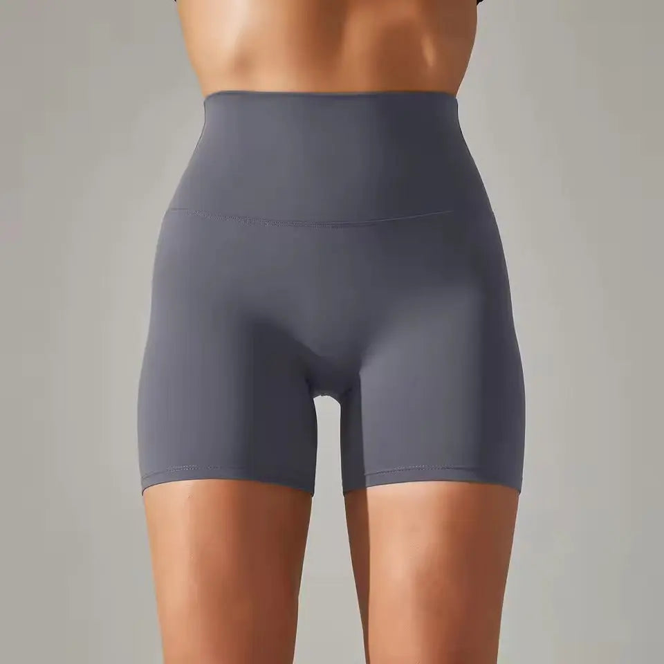 luma breathable and comfortable high-waisted yoga shorts for women