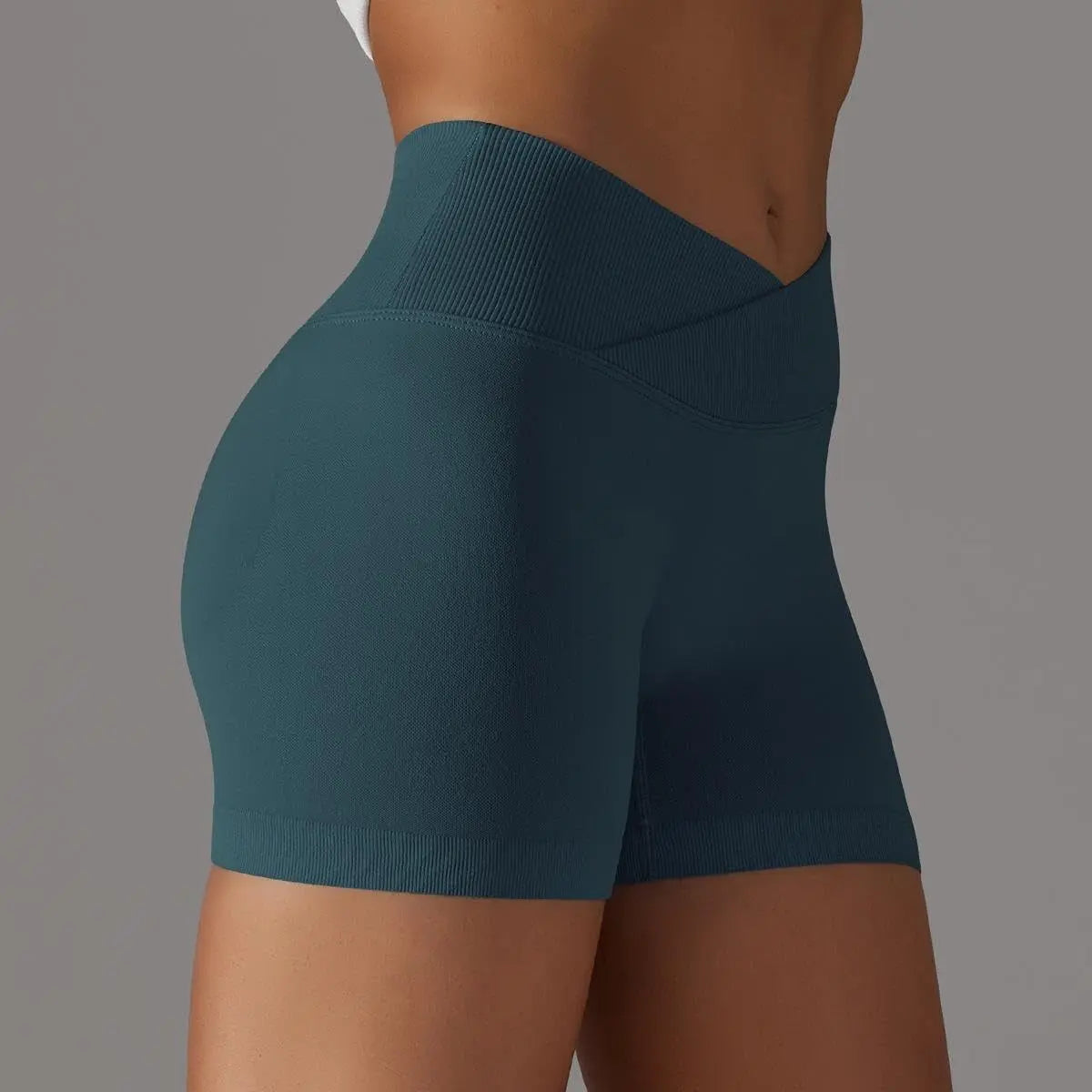 novaflex stylish women's cross-waist sport shorts for all-day comfort