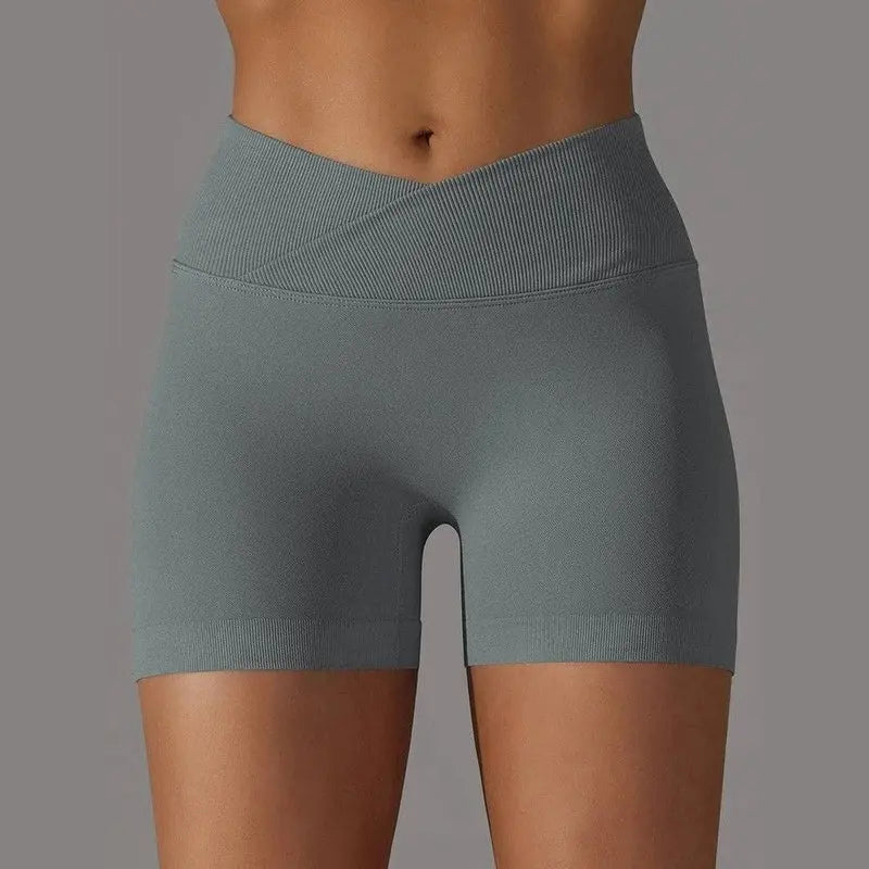 novaflex stylish women's cross-waist sport shorts for all-day comfort