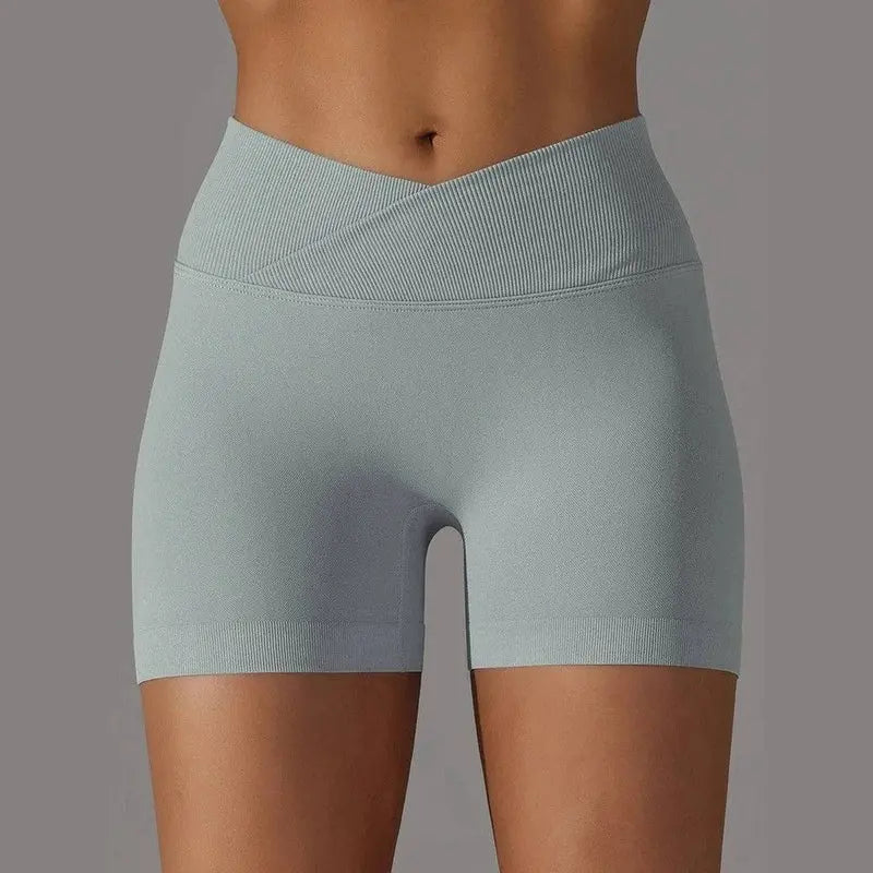 novaflex stylish women's cross-waist sport shorts for all-day comfort