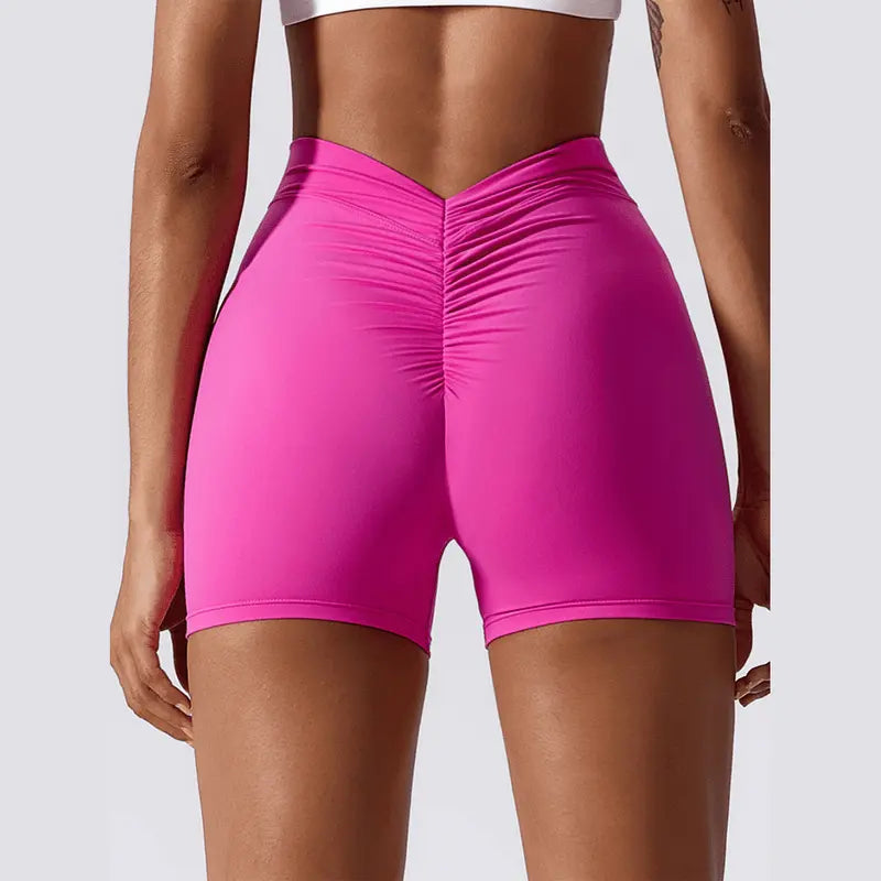 astra high-waisted comfort shaping sport shorts for active women