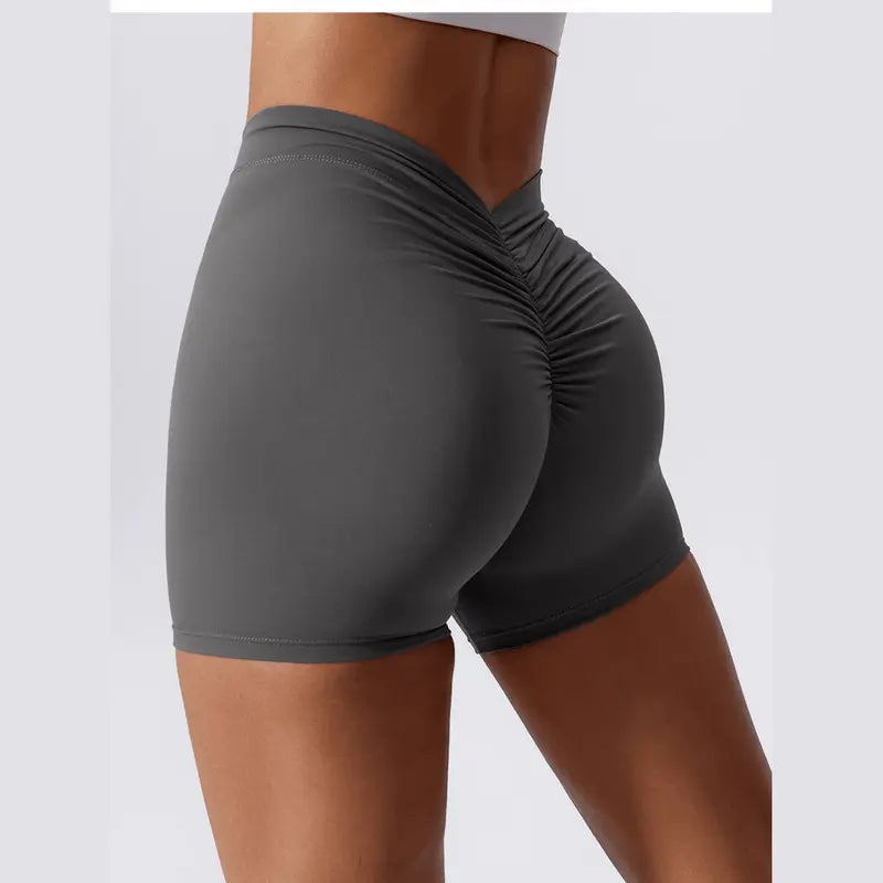 astra high-waisted comfort shaping sport shorts for active women