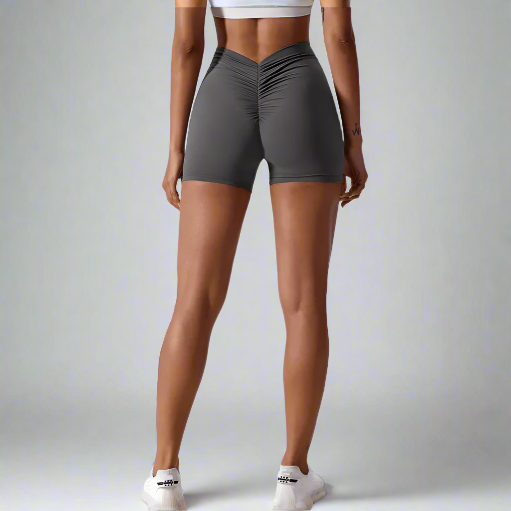 astra high-waisted comfort shaping sport shorts for active women
