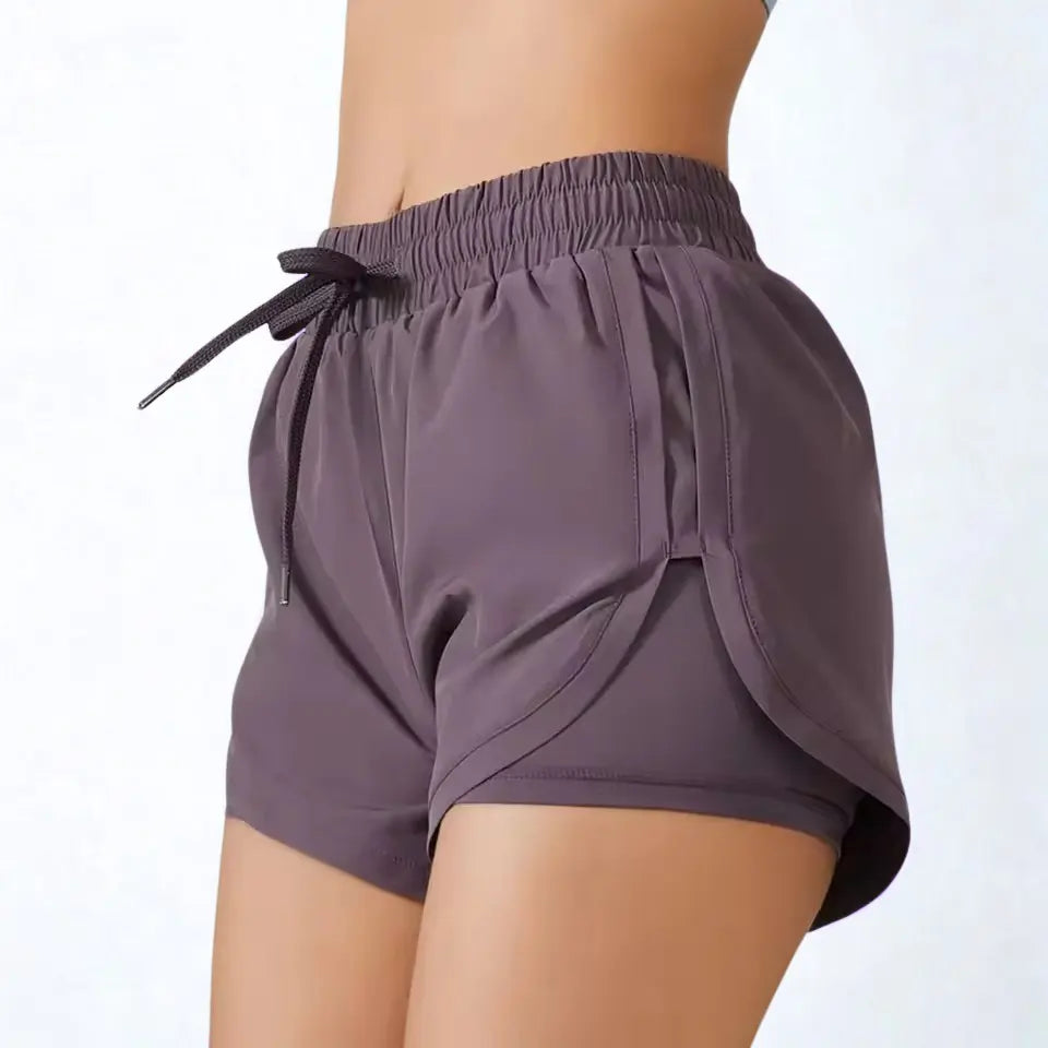 novafit vibrant neon spandex fitness shorts for active women