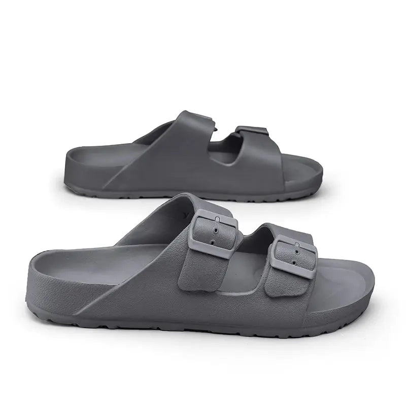 lyra lightweight unisex slippers with adjustable fit and anti slip sole