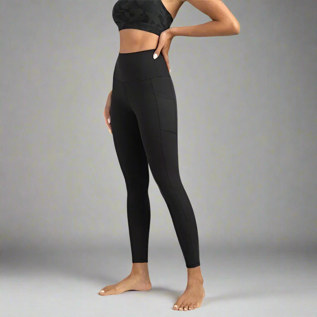 nova women's high-waist yoga legging 7/8 length with pockets