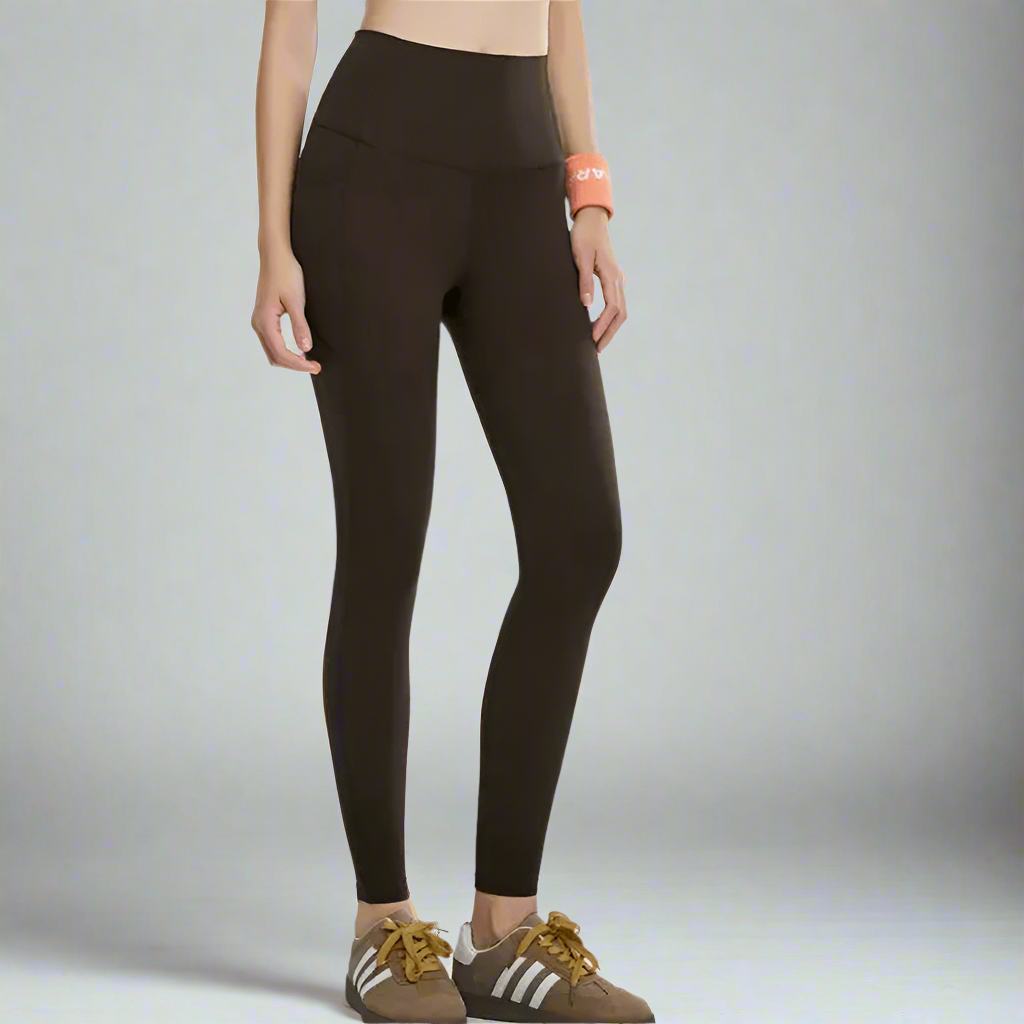 nova women's high-waist yoga legging 7/8 length with pockets