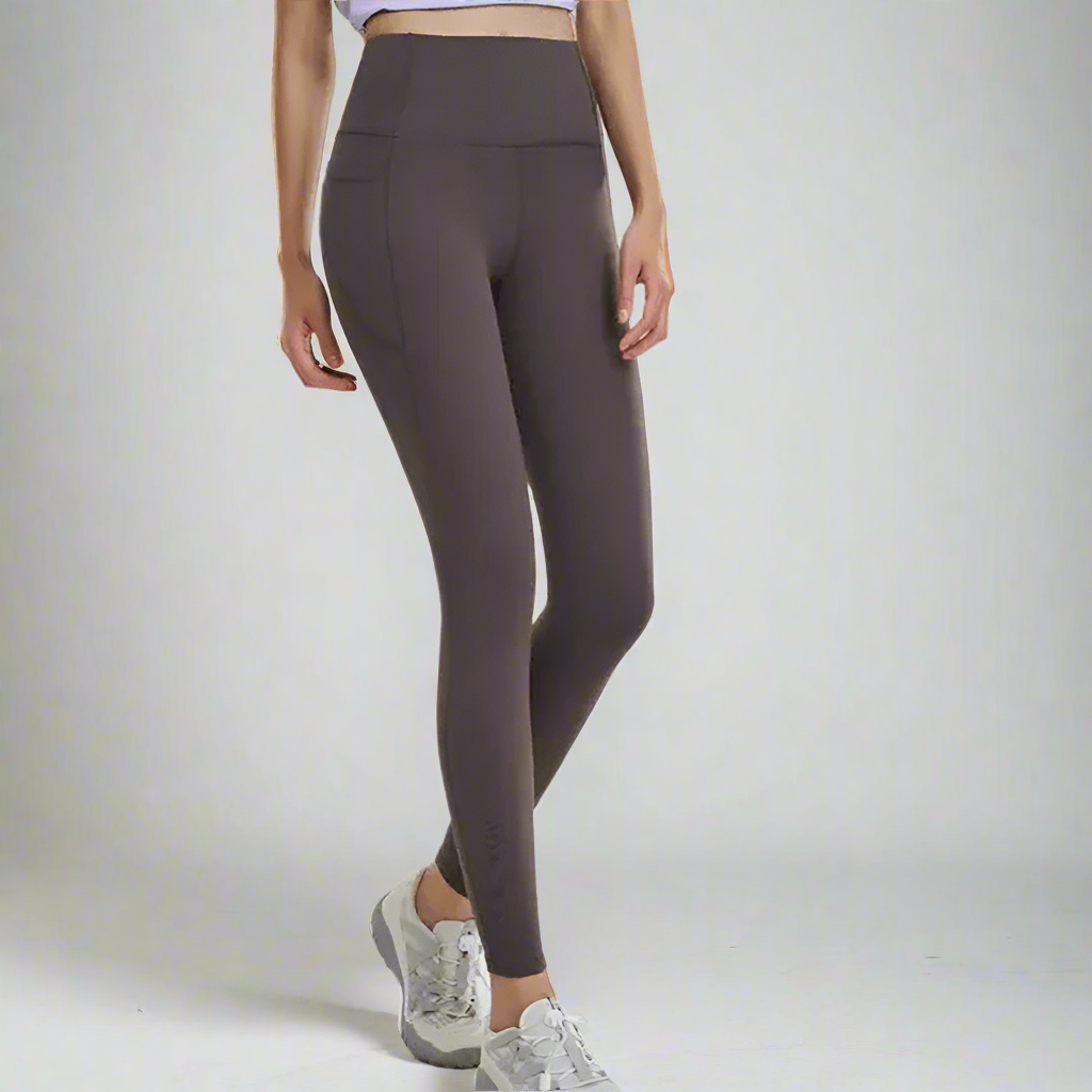 nova women's high-waist yoga legging 7/8 length with pockets