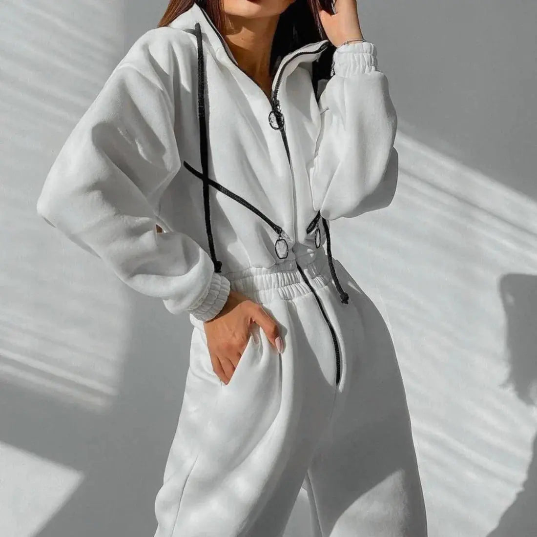lyra winter tracksuit set with ultralight fleece for winter adventures