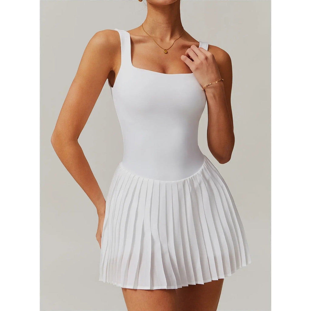 astra active tank dress with breathable fabric for tennis and casual wear