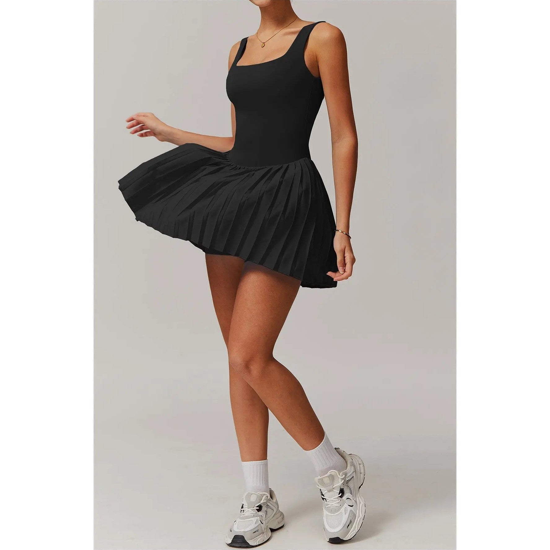 astra active tank dress with breathable fabric for tennis and casual wear