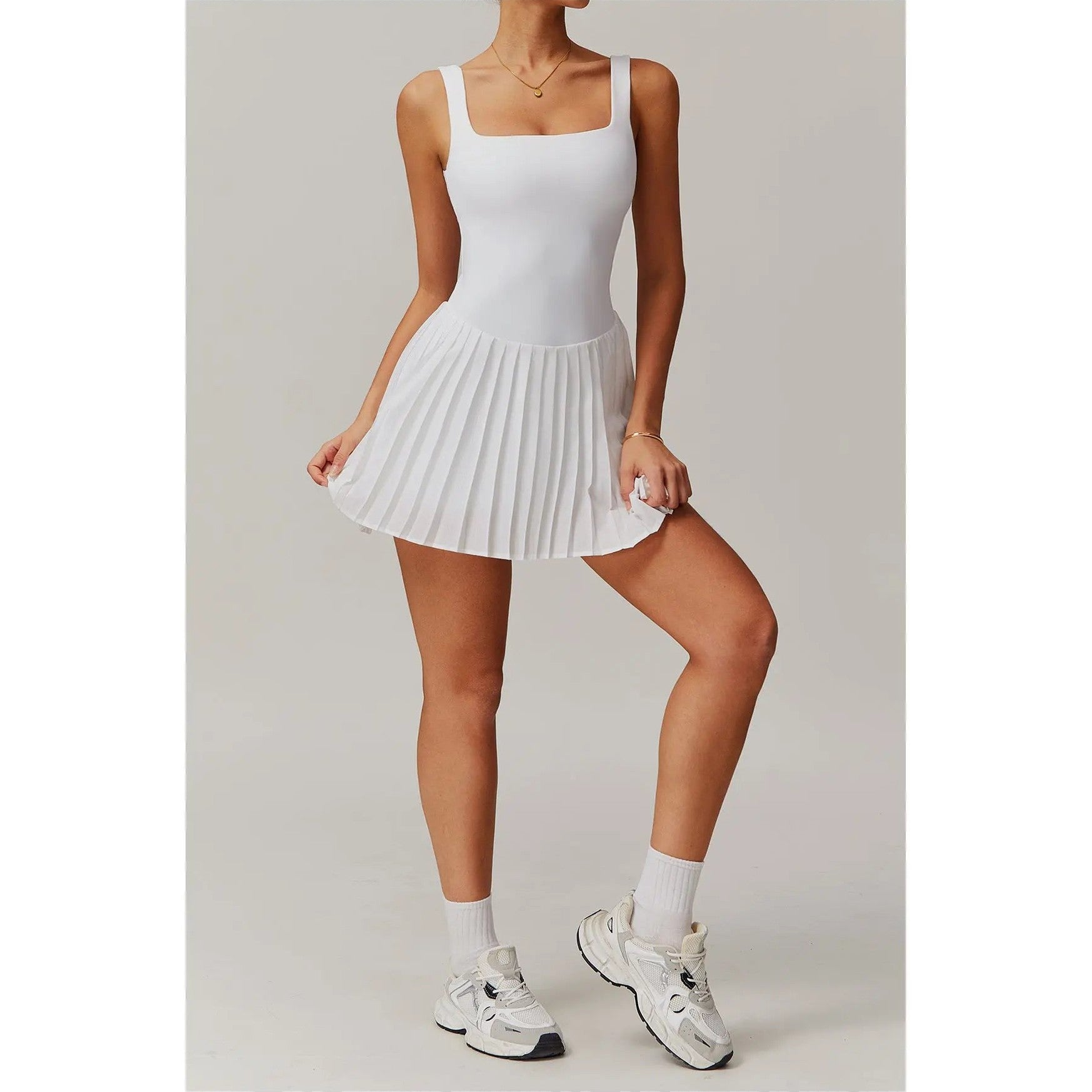 astra active tank dress with breathable fabric for tennis and casual wear